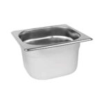 Gastronomy Food Container 1/6 10cm Depth Inox 18/0
