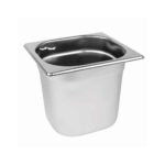 Gastronomy Food Container 1/6 15cm Depth Inox 18/0