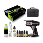Flavour Blaster Kit 8pcs (Smoke Gun + Bubble Liquid 300ml + Oil Tank + Essential Oil 5pcs + Filter 4pcs + USB Cable + EVA Bag) - Image 2