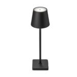 PHOS Classic Rechargeable Table Lamp Black Midnight 38cm 3000mAh