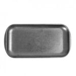 Πιατέλα Ορθογώνια 41x23εκ Ανοξείδωτη 18/10 Vintage Snow