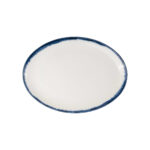 Piatela Oval Porselanis 27x16cm Azure Kutahya 2