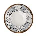 Πιάτο Πορσελάνης Βαθύ Pasta 27cm Fleur Amber Kutahya - Image 2