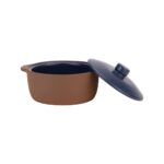 Casserole with Lid 23x7cm Blue Terra