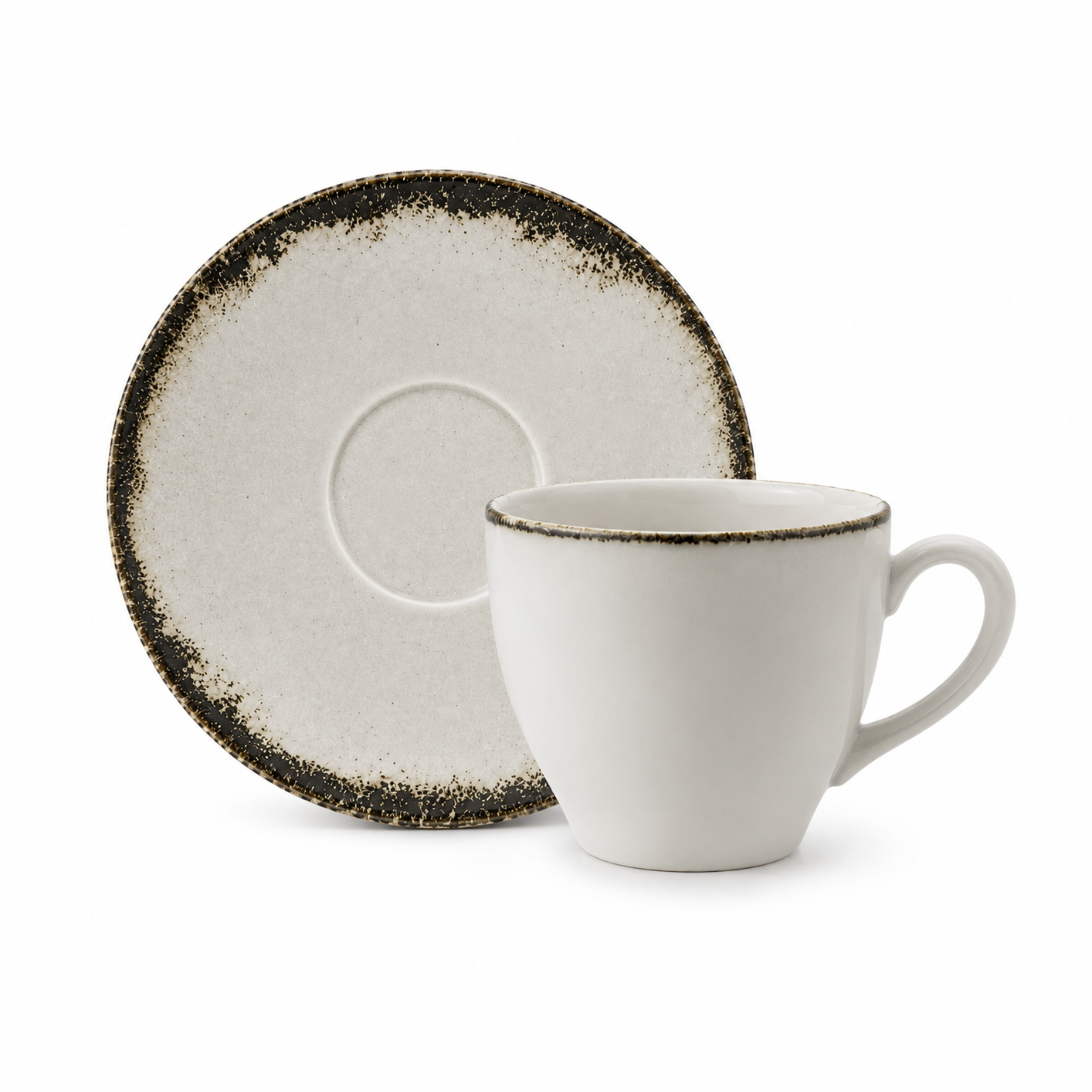 piato-porselanis-espresso-12cm-rustiground-kutahya Πιάτο Πορσελάνης Espresso 12cm Rustiground Kutahya - Image 1